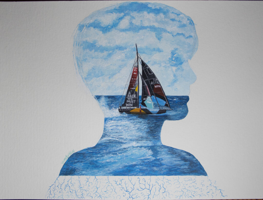 28x21cm | #73 - 08/06/25 | Acrylique | Mon cousin